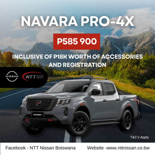 NAVARA PRO-4X image from NTT Nissan Botswana