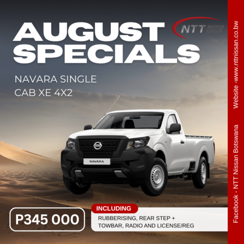 NAVARA SINGLE CAB XE 4X2 image from NTT Nissan Botswana